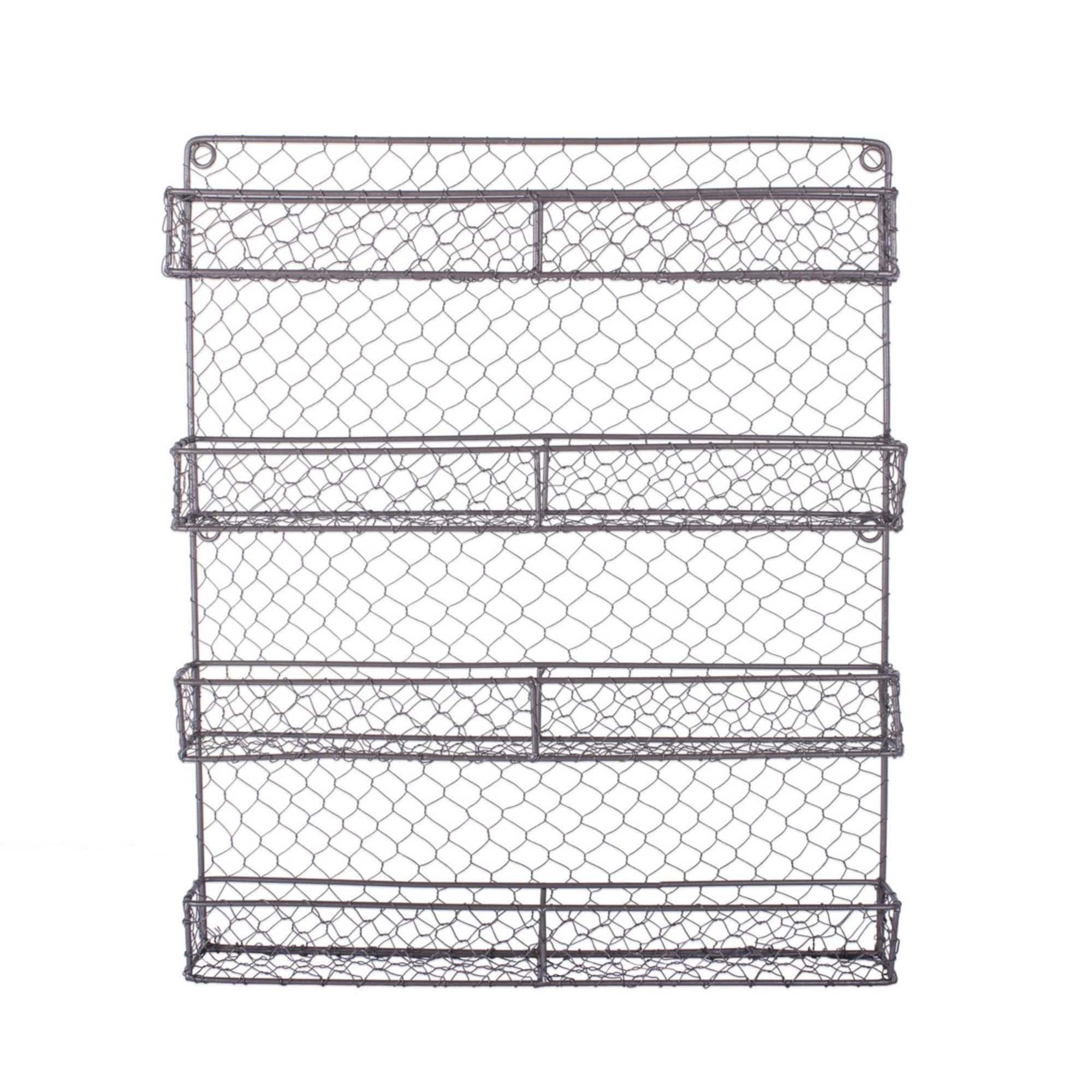 DII® 21" 4 Tier Chicken Wire Spice Rack